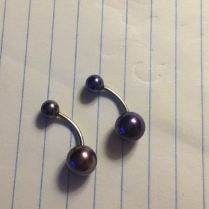 Purple belly rings